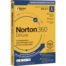 Norton Life Lock Norton™ 360 Deluxe 50GB GE 1 USER 5 DEVICE 12MO 1-year, 5 licences Windows, Mac OS, Android Antivirus