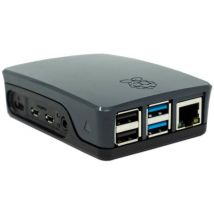Raspberry Pi® RPI4 CASE BLK/GRY SBC housing Suitable for: Raspberry Pi® 4 B Black