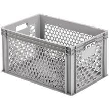Alutec 75070 Plastic box Latticed (W x H x D) 600 x 320 x 400 mm Grey 1 pc(s)