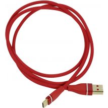 Radxa RockPi_USB2.0_Type_AtoC Power cable [1x USB 2.0 connector A - 1x USB-C® plug] 1.00 m Red