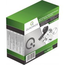 Quadrios 1908CA064 Heatshrink w/o adhesive Black 18 mm 9 mm Shrinkage:2:1 1.6 m