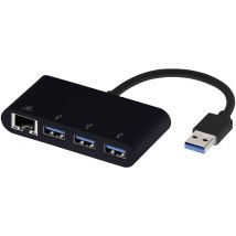 Vivanco USB 3.2 1st Gen (USB 3.0) Adapter [4x RJ45 socket, USB 3.2 1st Gen port A (USB 3.0) - 1x USB 3.2 2nd Gen connector A (USB 3.1)] 39638 10.00 cm