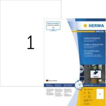 Herma 9543 Labels (A4) 210 x 297 mm PE film White 40 pc(s) Extra strong Label film