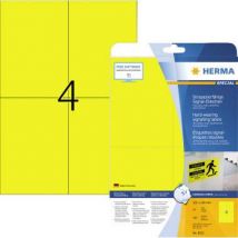 Herma 8032 105 x 148 mm Polyester Yellow 100 pc(s) Extra strong Label film