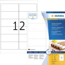 Herma 9538 99.1 x 42.3 mm Film, matt White 480 pc(s) Extra strong Label film