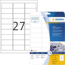 Herma 4511 63.5 x 29.6 mm Acetate silk White 540 pc(s) Removable Name stickers