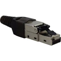 KOMOS RJ45 RJ45 Adapter CAT 6 [1x RJ45 socket - 1x Open cable ends] Silver