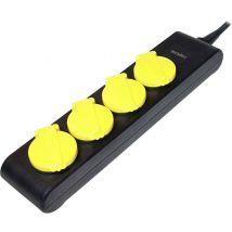 LogiLink LPS212 Power strip (w/o switch) Black
