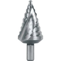 RUKO 101096 Step drill bit 6 - 32 mm HSS Total length 76 mm Triangular shank 1 pc(s)