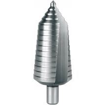 RUKO 101097 Step drill bit 6 - 40.5 mm HSS Total length 105 mm Triangular shank 1 pc(s)
