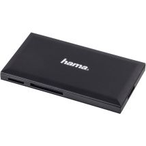 Hama External memory card reader CompactFlash, Memory Stick, Duo Memory Stick, PRO Memory Stick, PRO Duo Memory Stick, microSD, microSDHC, microSDXC, SD, SDHC,