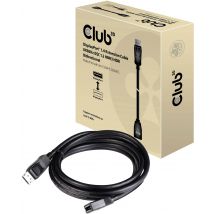 club3D DisplayPort Cable extension DisplayPort plug, DisplayPort socket 3.00 m Black CAC-1023 DisplayPort cable