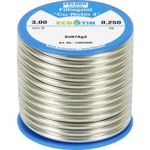 Felder Cu-Rotin® 4 Solder Reel, Lead-free Sn97Ag3 250 g 3 mm