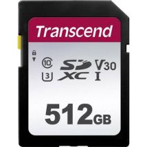 Transcend Premium 300S SDXC card 512 GB Class 10, UHS-I, UHS-Class 3, v30 Video Speed Class