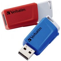 Verbatim V Store N CLICK USB stick 32 GB Red, Blue 49308 USB A (USB 3.2 1st gen)