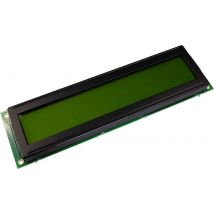 Display Elektronik LCD Yellow-green (W x H x D) 146 x 43 x 11.1 mm