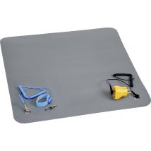 Quadrios ESD bench mat set Grey (L x W) 550 mm x 550 mm