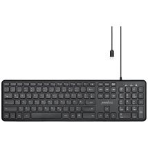 Perixx PERIBOARD-210 C DE B USB Keyboard German, QWERTZ Black
