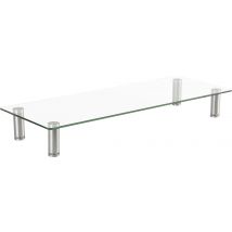 SpeaKa Professional Monitor riser Height range: 75 up to 90 mm Transparent