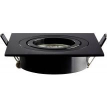 Heitronic 500596 DL7801 LED recessed light LED (monochrome) GU10, GU5.3 8 W Black