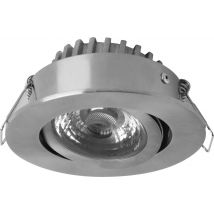 Megaman Rico LED bathroom recessed light LED (monochrome) Built-in LED 6.5 W IP44 Stainless steel (brushed)