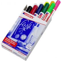 Edding 4095 4-4095999 Chalk White, White, Black, Red, Blue, Green, Light green, Neon yellow, Neon orange, Neon pink 4 mm, 15 mm N/A