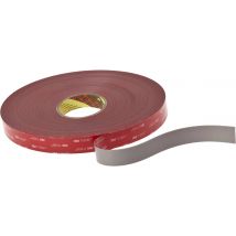 3M 49911916 Double sided adhesive tape Grey (L x W) 5.5 m x 19 mm 1 pc(s)