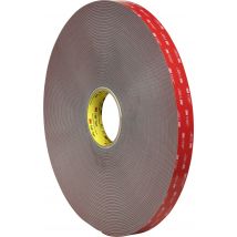 3M 49912516 Double sided adhesive tape Grey (L x W) 5.5 m x 19 mm 1 pc(s)