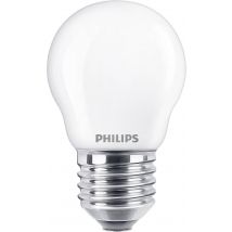 Philips LED 76391600 LED (monochrome) EEC F (A - G) E-27 Teardrop shape 4.3 W = 40 W Warm white (Ø x L) 4.5 cm x 8 cm 2 pc(s)