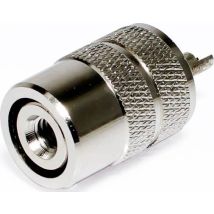 Albrecht UHF cinch connector 10stk. PL 259/RL, PL-Stecker, lang, 6mm T377
