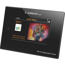 Albrecht DR 53 DAB+/UKW/Bluetooth Desk radio DAB, DAB+, FM Incl. remote control, Spotify Black