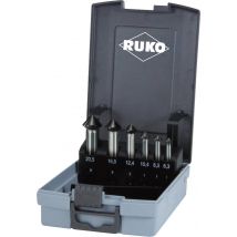 RUKO 102790EPRO Countersink set 6-piece 6.3 mm, 8.3 mm, 10.4 mm, 12.4 mm, 16.5 mm, 20.5 mm HSS 1 Set