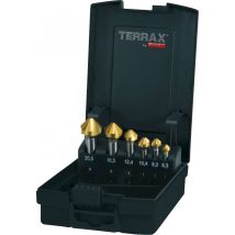 RUKO A102152TRO Countersink set 6-piece 6.3 mm, 8.3 mm, 10.4 mm, 12.4 mm, 16.5 mm, 20.5 mm HSS TiN 1 Set