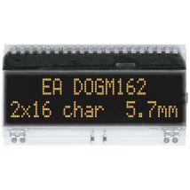 DISPLAY VISIONS Seven-segment display Yellow-green 5.57 mm 3.3 V, 5 V No. of digits: 2 EADOGM162L-A