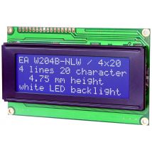 DISPLAY VISIONS Seven-segment display Blue-white 4.75 mm 3.3 V No. of digits: 4