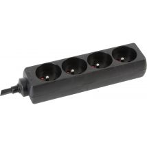 Perel EB4STB25HQ Power strip 4x Black 1 pc(s)