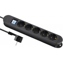 Maxtrack NV 57-2 L Power strip (+ switch) Black PG connector 1 pc(s)