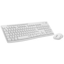 Logitech MK295 Wireless Keyboard and mouse set German, QWERTZ Grey-white