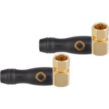 Series F-plug Adapter, right angle Content: 2 pc(s) Oehlbach