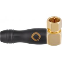 Series F-plug Adapter, right angle Content: 1 pc(s) Oehlbach