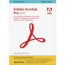 Adobe Acrobat Pro 2020 Student and Teacher Edition Full version, 1 licence Windows, Mac OS PDF
