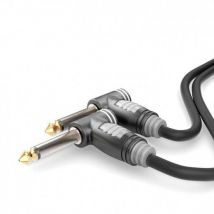 Sommer Cable HBA-6A-0150 Jack Audio/phono Cable [1x Jack plug 6.3 mm (mono) - 1x Jack plug 6.3 mm (mono)] 1.50 m Black