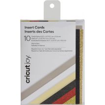 Cricut Glitzer & Glam Card set Taupe, Cream, White
