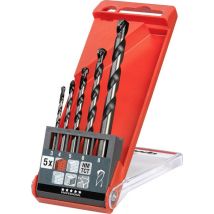 kwb 044300 Chromium molybdenum steel Concrete twist drill bit set 5-piece 3 mm, 4 mm, 5 mm, 6 mm, 8 mm Cylinder shank 1 Set