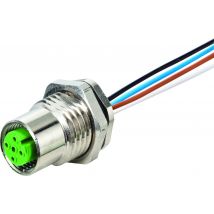 Murrelektronik 7000-13545-9710050 Sensor/actuator connector M12 x 1 Socket, built-in 0.50 m No. of pins (RJ): 4 1 pc(s)