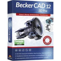 Markt & Technik 80862 BeckerCAD 12 3D PRO Full version, 1 licence Windows CAD