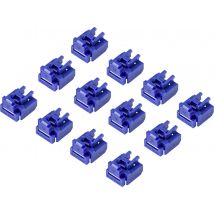 Renkforce RJ45 LAN socket lock RF-4695228 12-piece set Blue RF-4695228
