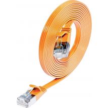 Wirewin 9120064012052 RJ45 Network cable, patch cable CAT 6A U/FTP 0.25 m Orange 1 pc(s)