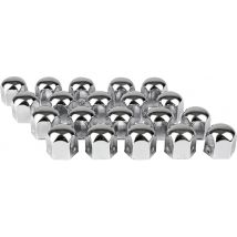 Eufab Wheel nut cover Suitable for 19 mm Chrome Metal