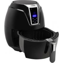 Princess 01.182021.01.001 Air fryer 1400 W with display, Non-stick coating, Timer function Black